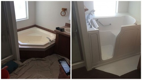 Replacement of Jacuzzi tub for an Independent Home Products, LLC's walk in tub in Buckeye, AZ